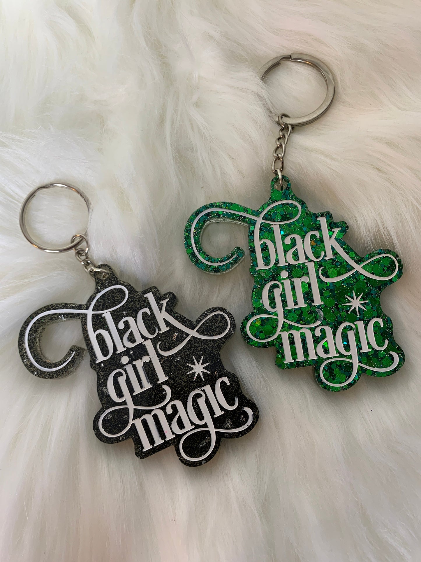 Black Girl Magic Keychain