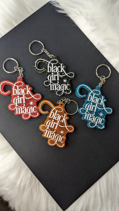 Black Girl Magic Keychain