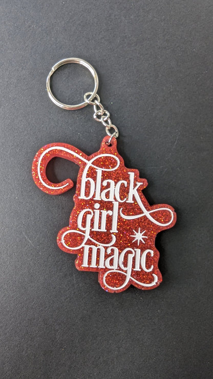 Black Girl Magic Keychain