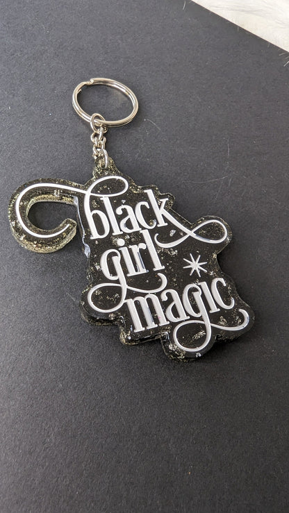 Black Girl Magic Keychain