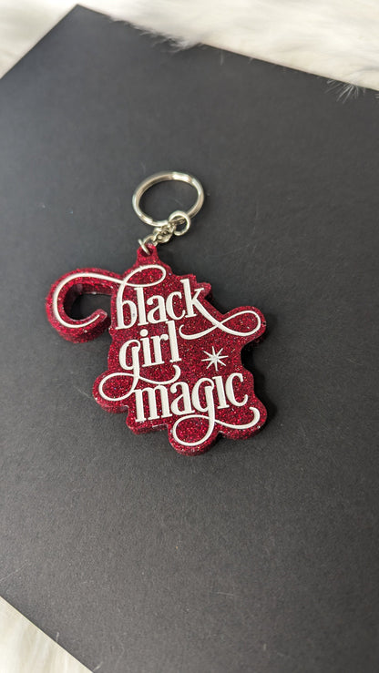 Black Girl Magic Keychain